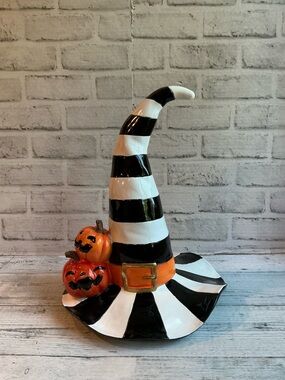 GHOULISH Witch Hat Halloween Decor